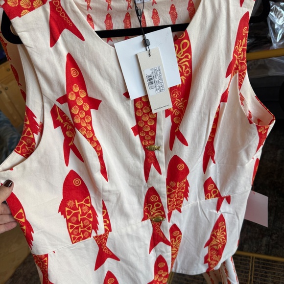 NWT Never Fully Dressed x Caetana vest size 16 & trousers size 18 - Picture 4 of 13